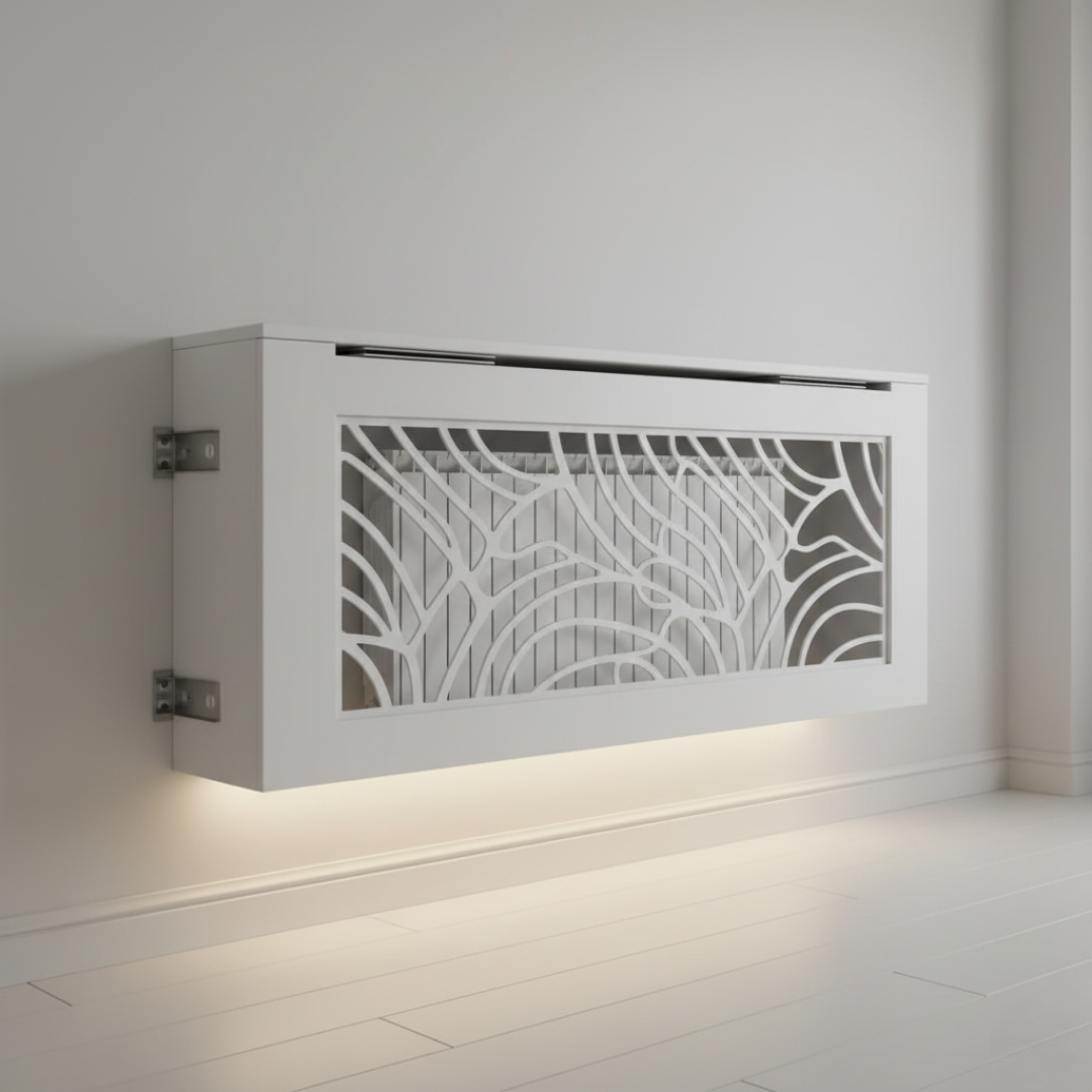 Floating Zen: A wall-mounted unit that doesn't touch the floor for a "floating" look.