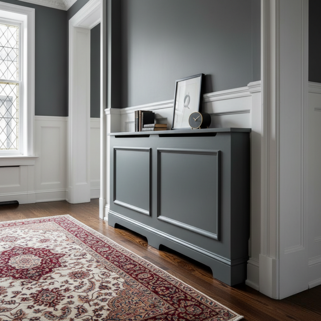 The Winston: Double-panel design with integrated wainscoting details.